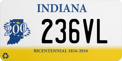 IN license plate 236VL