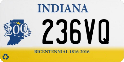 IN license plate 236VQ