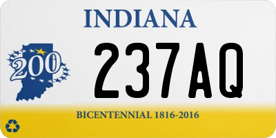 IN license plate 237AQ