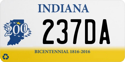 IN license plate 237DA