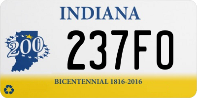 IN license plate 237FO