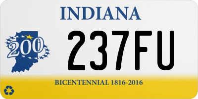 IN license plate 237FU