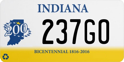 IN license plate 237GO