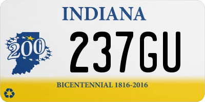 IN license plate 237GU