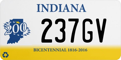 IN license plate 237GV