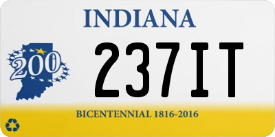 IN license plate 237IT