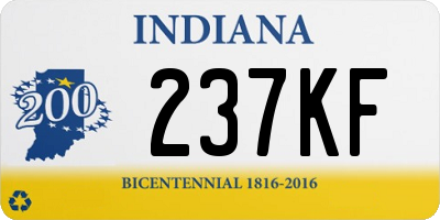 IN license plate 237KF