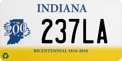 IN license plate 237LA