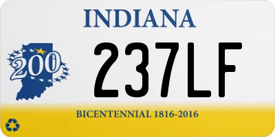 IN license plate 237LF