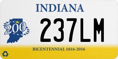 IN license plate 237LM