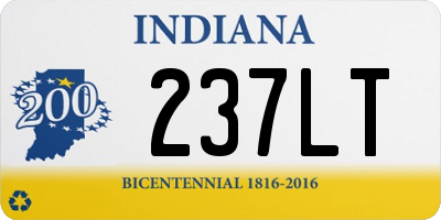 IN license plate 237LT