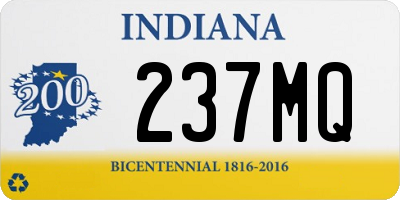 IN license plate 237MQ