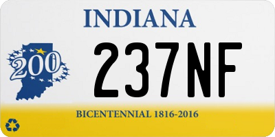 IN license plate 237NF