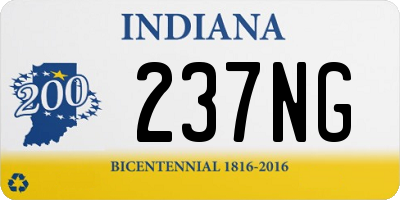 IN license plate 237NG