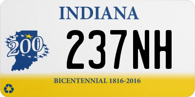 IN license plate 237NH