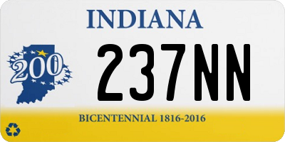 IN license plate 237NN