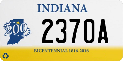 IN license plate 237OA