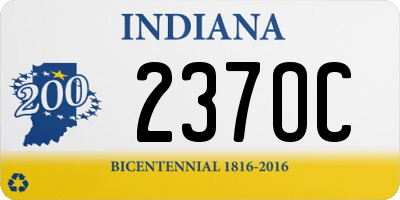 IN license plate 237OC