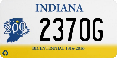 IN license plate 237OG