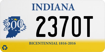 IN license plate 237OT