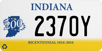 IN license plate 237OY