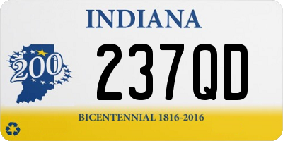 IN license plate 237QD