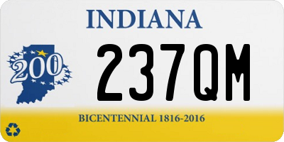 IN license plate 237QM