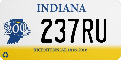 IN license plate 237RU