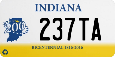 IN license plate 237TA