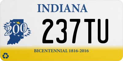 IN license plate 237TU