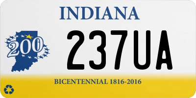 IN license plate 237UA