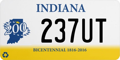 IN license plate 237UT