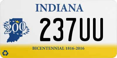 IN license plate 237UU