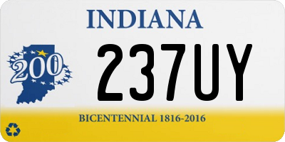 IN license plate 237UY