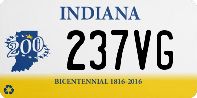 IN license plate 237VG