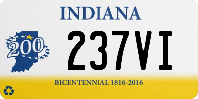 IN license plate 237VI