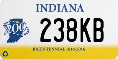 IN license plate 238KB