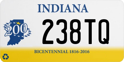 IN license plate 238TQ