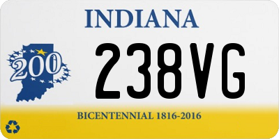 IN license plate 238VG