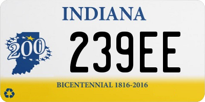 IN license plate 239EE