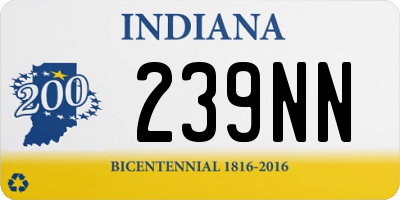 IN license plate 239NN