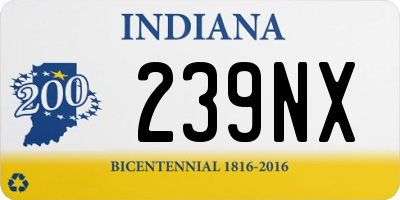 IN license plate 239NX