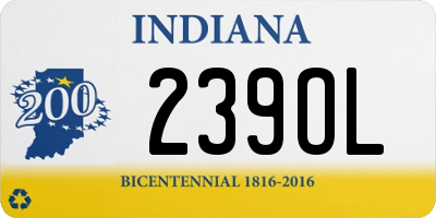 IN license plate 239OL