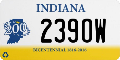 IN license plate 239OW