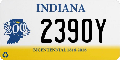 IN license plate 239OY