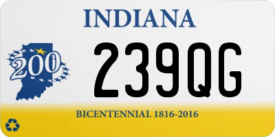 IN license plate 239QG