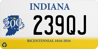 IN license plate 239QJ