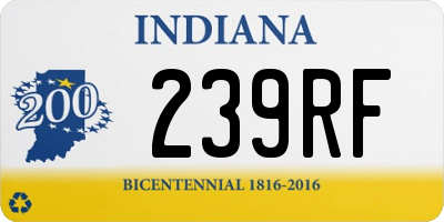 IN license plate 239RF