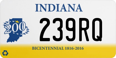 IN license plate 239RQ