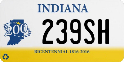 IN license plate 239SH